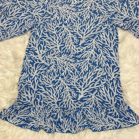 NWT MICHAEL Michael Kors Swim Cove Up Tunic Dress ~ in Grecian Blue - Picture 12 of 14